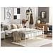 Letto Matrimoniale Moderno In Metallo Bianco 180x200 Cm Antlia - Foto miniatura 26