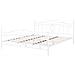 Letto Matrimoniale Moderno In Metallo Bianco 180x200 Cm Antlia - Foto miniatura 27