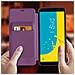 Wallet Cover Galaxy J6 2018 Originale Antishock Viola - Foto miniatura 3