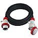 Prolunga Industriale Cee 30 Mt 4g2,5 H07rn-f 3p+t 16a 380-415v 6h Ip67 3p+t 16a 380-415v 6h Ip67 Nero - Bianco E Rosso 92984 - Foto miniatura 1