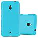 Custodia Compatibile Con Nokia Lumia 1320 In Jelly Celeste - Coperchio Protettivo In Silicone Tpu Flessibile - Foto miniatura 1