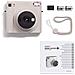Instax Square Sq1 Chalk Bianco Fotocamera istantanea Garanzia Europa - Foto miniatura 3