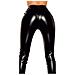 Highwaist - Pantaloni Da Donna Effetto Pelle Effetto Pelle Effetto Pelle Nero M - Foto miniatura 2
