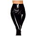 Highwaist - Pantaloni Da Donna Effetto Pelle Effetto Pelle Effetto Pelle Nero M - Foto miniatura 5