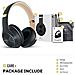 Bluetooth Wireless Headphones Sopra Lorecchio 52 Ore Pieghevole Delle Cuffie Con 3 Modalit Di Equalizzazione Hi-fi Stereo Cuscinetti Confortevoli Auricolari Bluetooth Modalit Cablata Con Il Mic Per Il Cellulare Pc Tv (shadow Grey) - Foto miniatura 1