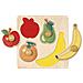 GLA54000 Puzzle in Legno da 4 Pezzi - Frutta - Foto miniatura 1