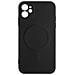 Cover Magsafe Iphone 11 Silicone Flessibile Interno Soft-touch Mag Cover Nera - Foto miniatura 1