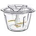 Tritatutto SCB 5100WH Potenza 500 Watt Ciotola in Vetro da 1000 ml 4 Lame in Titanio Colore Bianco - Foto miniatura 5