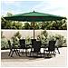 Ombrellone Da Giardino Con Palo In Legno Verde 400x273 Cm - Foto miniatura 1