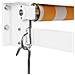 Tenda Retrattile Gialla E Bianca 3x2,5 M In Tessuto E Alluminio - Foto miniatura 4