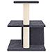 Albero Per Gatti Con Tiragraffi In Sisal Grigio Scuro 48 Cm - Foto miniatura 3