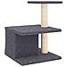 Albero Per Gatti Con Tiragraffi In Sisal Grigio Scuro 48 Cm - Foto miniatura 4