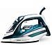 Ferro a Vapore HAEGER Piastra Ceramica Potenza 3200 W Bianco / Blu - Foto miniatura 1