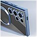 Cover Magsafe Per Samsung S24 Ultra In Silicone Bordo Cromato - Foto miniatura 5