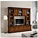 Parete Attrezzata Porta Tv In Legno Shabby Bianco L. 245 - Foto miniatura 1