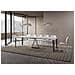 Consolle allungabile 90x40/300cm Aceres bianco frassino telaio antracite - Foto miniatura 4