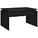 Lusso Casadino -  Tavolino Da Salotto Nero 68x50x38 Cm Legno Multistrato - Foto miniatura 1