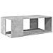 Tavolino Salotto Grigio Cemento 89,5x48x30cm Legno Multistrato - Foto miniatura 5