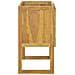 Mobile Da Bagno 90x40x75,5 Cm In Legno Massello Di Teak - Foto miniatura 4