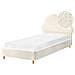 Letto Per Bambini Nuvola Bouclé Bellevue 90 X 200 Cm Bianco Sporco - Foto miniatura 2