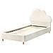 Letto Per Bambini Nuvola Bouclé Bellevue 90 X 200 Cm Bianco Sporco - Foto miniatura 4