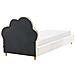 Letto Per Bambini Nuvola Bouclé Bellevue 90 X 200 Cm Bianco Sporco - Foto miniatura 6