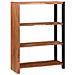Libreria Marrone, Nero 80 x 30 x 110 cm - Foto miniatura 1
