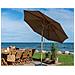 Ombrellone Da Giardino Austin - Marrone - Poliestere - 300x300x200 Cm - Foto miniatura 2