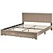 Letto Con Cassetti Contenitori Velluto Lonzac 180 X 200 Cm Tortora - Foto miniatura 4