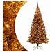 Albero di Natale con 300 LED con supporto Oro 210 cm PET - Foto miniatura 1