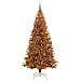 Albero di Natale con 300 LED con supporto Oro 210 cm PET - Foto miniatura 3