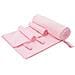 Set di Asciugamani Sportivi 3 pcs Rosa Poliestere e poliammide - Foto miniatura 1