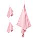 Set di Asciugamani Sportivi 3 pcs Rosa Poliestere e poliammide - Foto miniatura 3