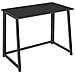Scrivania per computer pieghevole MAX 1.0 in truciolato nero e acciaio - Foto miniatura 1