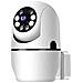 Telecamera Wifi Plug-in: Visione Notturna A Doppia Sorgente Luminosa Hd 360°, Sorveglianza Di Sicurezza Intelligente - Foto miniatura 1