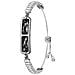 Elegante Smart Bracelet Fitness Tracker Con Monitoraggio Frequenza Cardiaca E Sonno - Nero Diamante & Bianco Diamante - Foto miniatura 1
