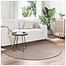 Tappeti per area Rotondo HUARTE Beige Ø 160 CM Poliestere - Foto miniatura 2