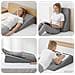 Cuscino a Wedge Grigio 69 x 64 x 19 cm Schiuma Memory - Foto miniatura 2
