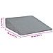 Cuscino a Wedge Grigio 69 x 64 x 19 cm Schiuma Memory - Foto miniatura 9