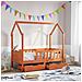 Giroletto Bambini con Cassetti 70x140 cm Legno Massello di Pino - Foto miniatura 2
