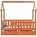 Giroletto Bambini con Cassetti 70x140 cm Legno Massello di Pino - Foto miniatura 4