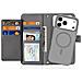 Cover Cartera per iPhone 17 Pro - Pelle /PU, Grigio - Foto miniatura 3