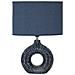 Lampada Da Tavolo Vkh92-blu-ceramica-28,5x15x43 Cm - Foto miniatura 1