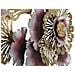 Decorazione In Metallo 3d Fiori 15-multicolore-metallo-130x5,5x54 Cm - Foto miniatura 3