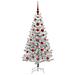 Albero di Natale con 150 LED con supporto Argento 120 cm PET - Foto miniatura 3