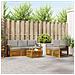 Set divani con cuscino 6 pcs Grigio Naturale e Chiaro - Foto miniatura 2