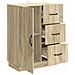 Credenza Rovere Sonoma 66 x 34,5 x 87 cm Legno ingegnerizzato - Foto miniatura 3