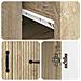 Credenza Rovere Sonoma 66 x 34,5 x 87 cm Legno ingegnerizzato - Foto miniatura 7
