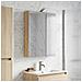 Mobiletto per specchio da bagno Rovere Sonoma 50 x 14,5 x 70 cm - Foto miniatura 2