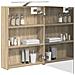 Mobiletto per specchio da bagno Rovere Sonoma 50 x 14,5 x 70 cm - Foto miniatura 3